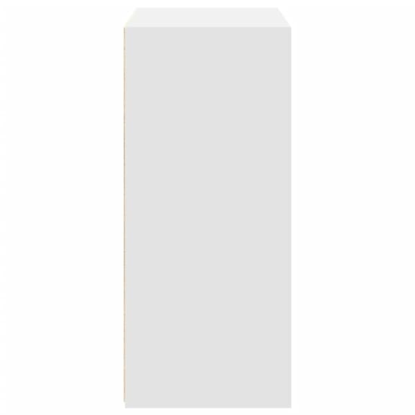 vidaXL Skjenk hvit 70x41x93 cm konstruert tre