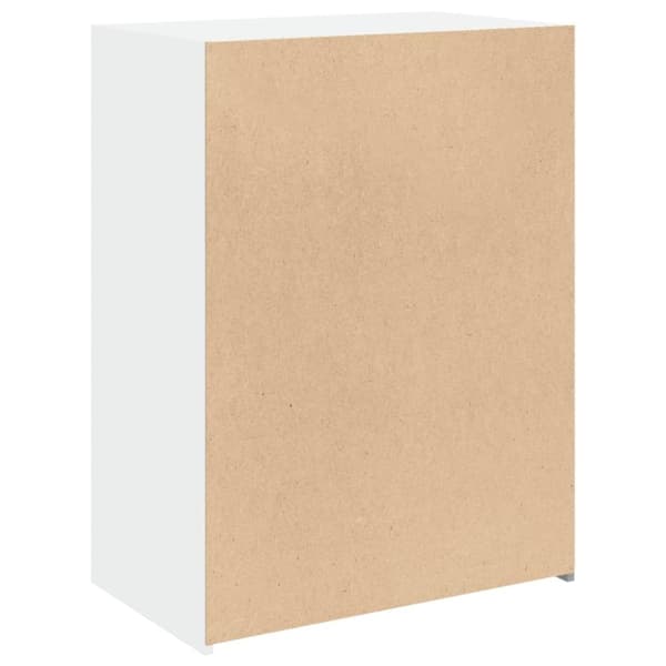 vidaXL Skjenk hvit 70x41x93 cm konstruert tre