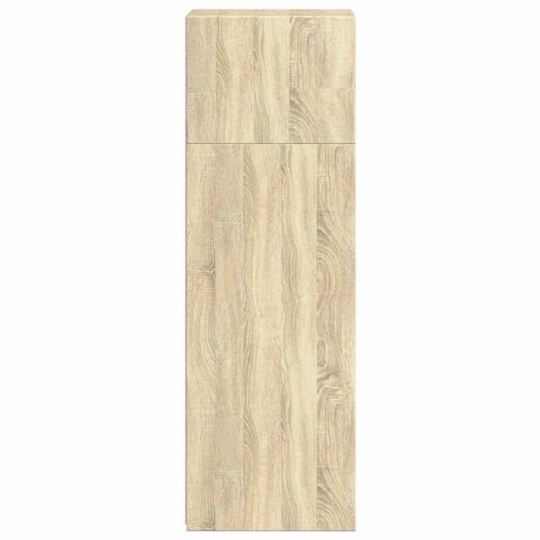 vidaXL Hylle sonoma eik 40x41x124 cm konstruert tre