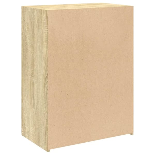 vidaXL Skjenk sonoma eik 70x41x93 cm konstruert tre