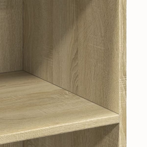 vidaXL Skjenk sonoma eik 70x41x93 cm konstruert tre