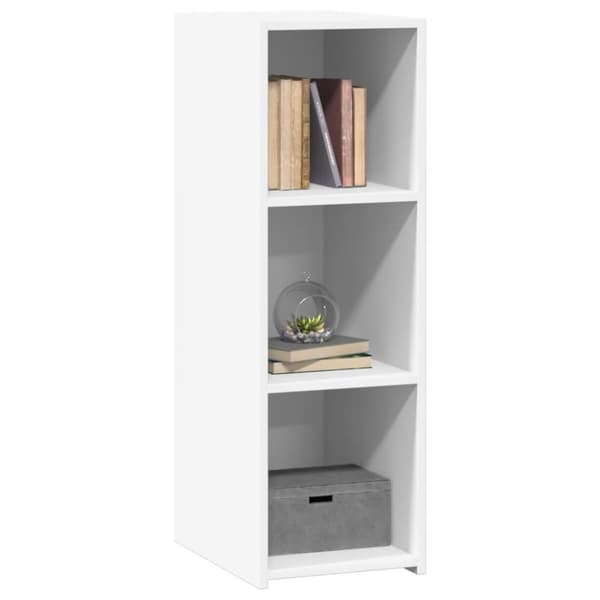 vidaXL Skjenk hvit 30x41x93 cm konstruert tre