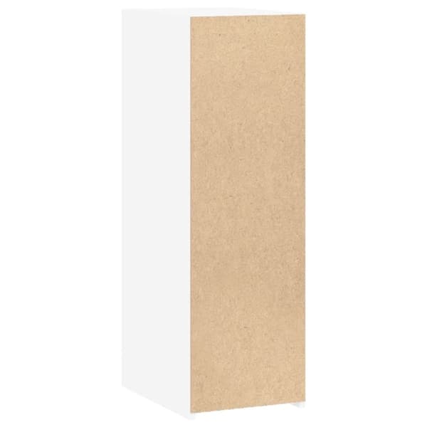 vidaXL Skjenk hvit 30x41x93 cm konstruert tre