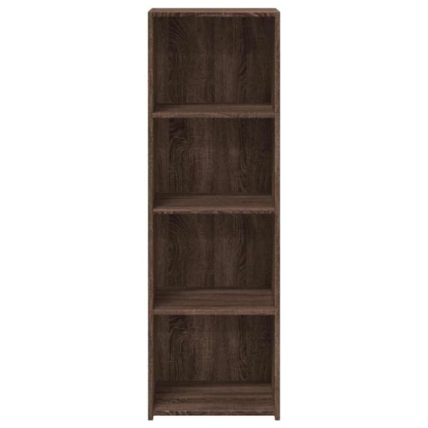 vidaXL reol 40x41x124 cm konstrueret træ brun egetræsfarve