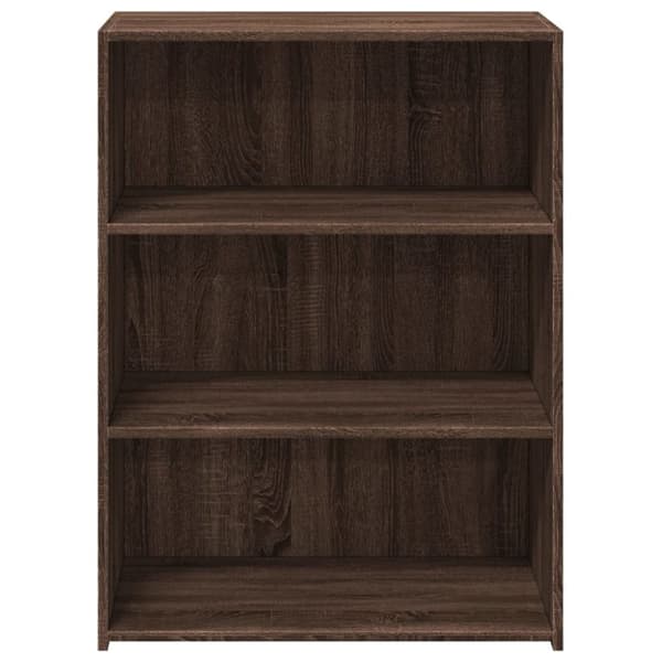 vidaXL reol 70x41x93 cm konstrueret træ brun sonoma-eg