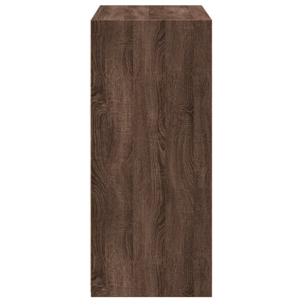 vidaXL reol 70x41x93 cm konstrueret træ brun sonoma-eg