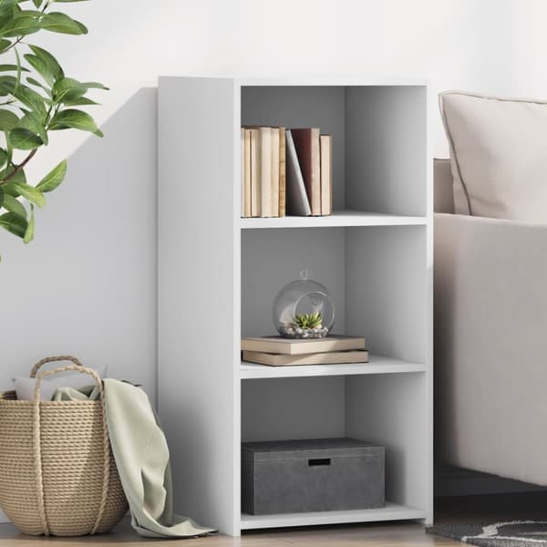 vidaXL reol 45x41x93 cm konstrueret træ hvid