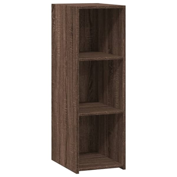 vidaXL reol 30x41x93 cm konstrueret træ brun egetræsfarve