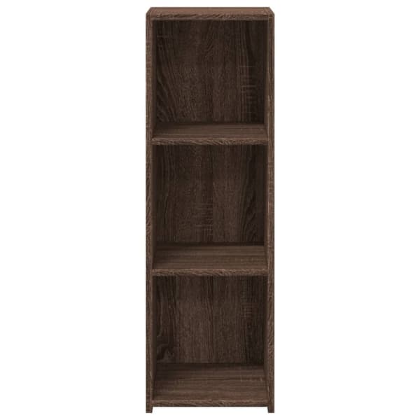 vidaXL reol 30x41x93 cm konstrueret træ brun egetræsfarve