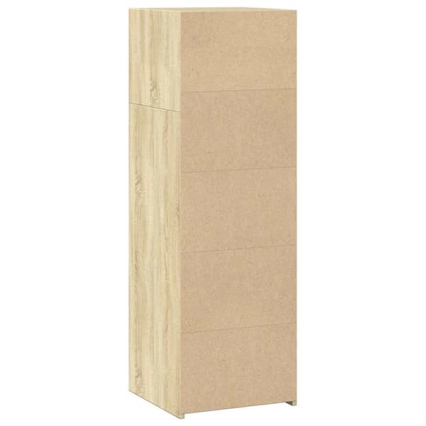 vidaXL Kaappi Sonoma-tammi 40x41x124 cm tekninen puu