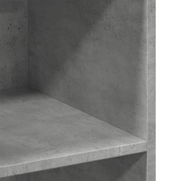 vidaXL reol 70x41x93 cm konstrueret træ betongrå