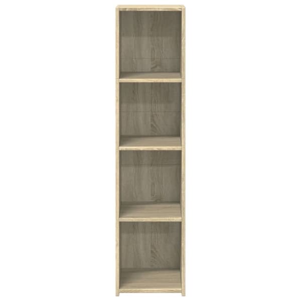 vidaXL reol 30x41x124 konstrueret træ sonoma-eg