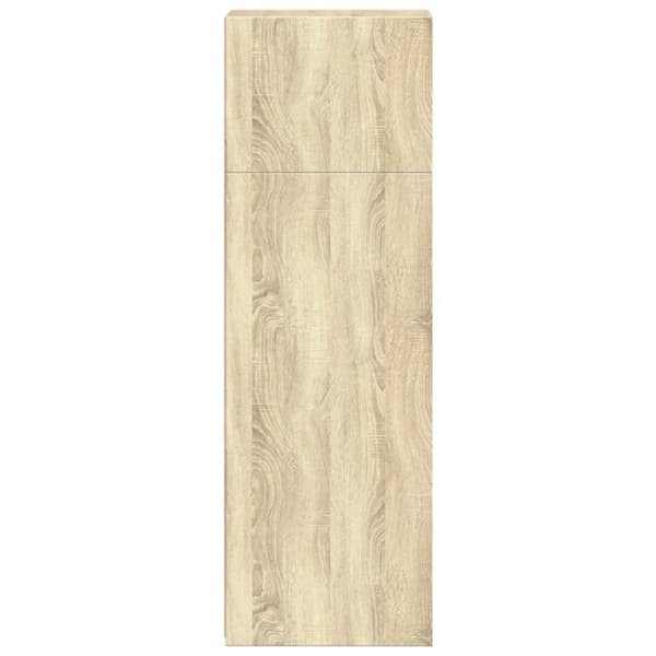 vidaXL reol 30x41x124 konstrueret træ sonoma-eg