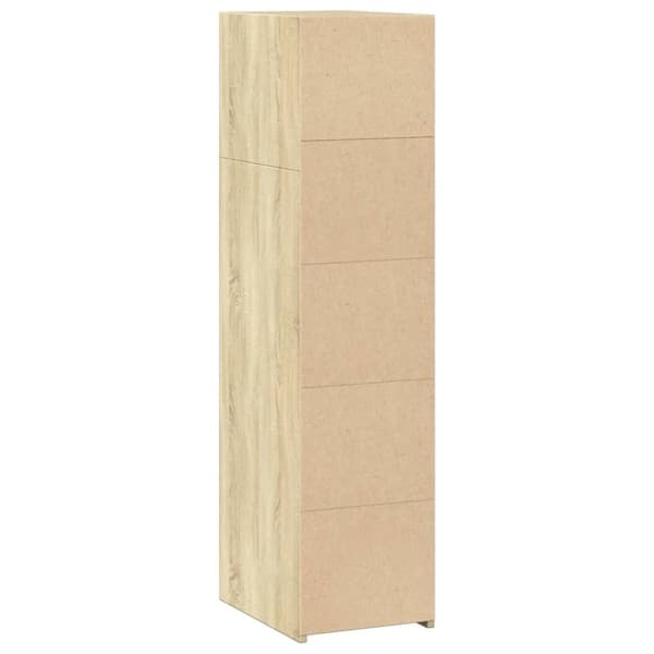 vidaXL reol 30x41x124 konstrueret træ sonoma-eg