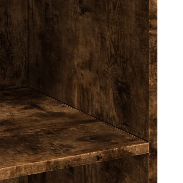 vidaXL reol 70x41x93 cm konstrueret træ røget egetræsfarve