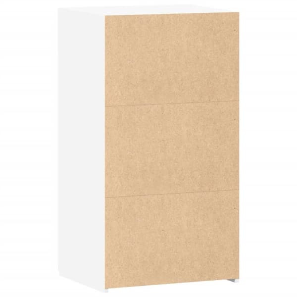 vidaXL skab 50x42,5x93 cm konstrueret træ hvid