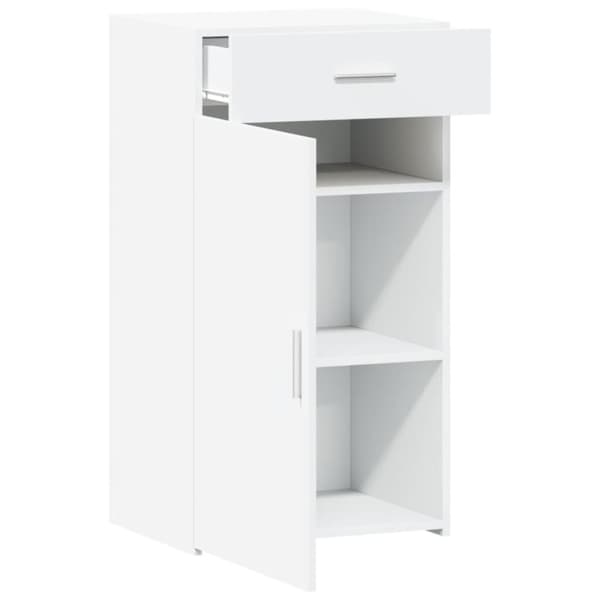 vidaXL skab 50x42,5x93 cm konstrueret træ hvid