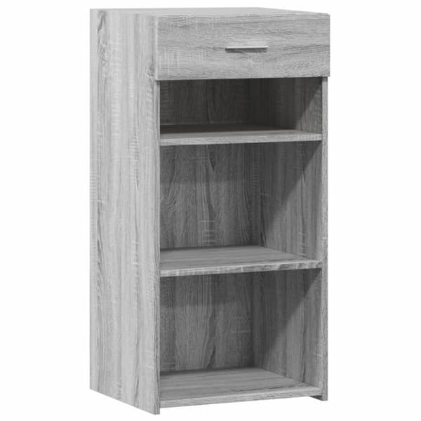 vidaXL skab 45x42,5x93 cm konstrueret træ grå sonoma-eg