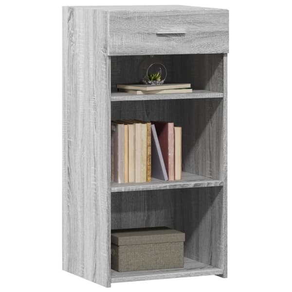 vidaXL skab 45x42,5x93 cm konstrueret træ grå sonoma-eg