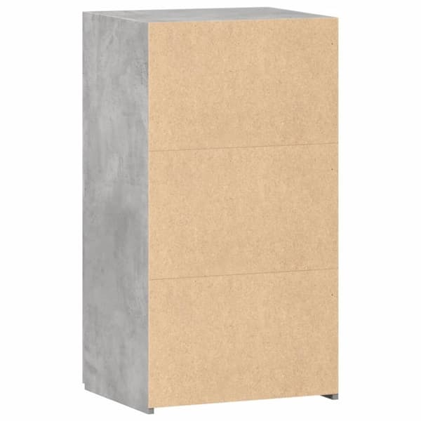 vidaXL Senkki betoninharmaa 50x42,5x93 cm tekninen puu