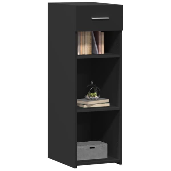 vidaXL skab 30x42,5x93 cm konstrueret træ sort