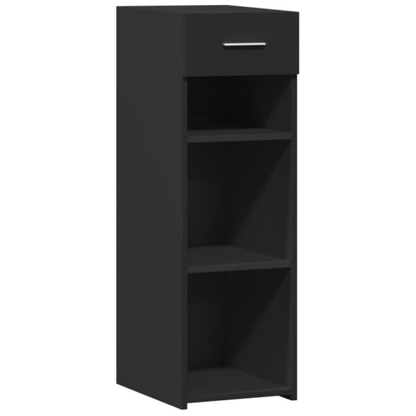 vidaXL skab 30x42,5x93 cm konstrueret træ sort