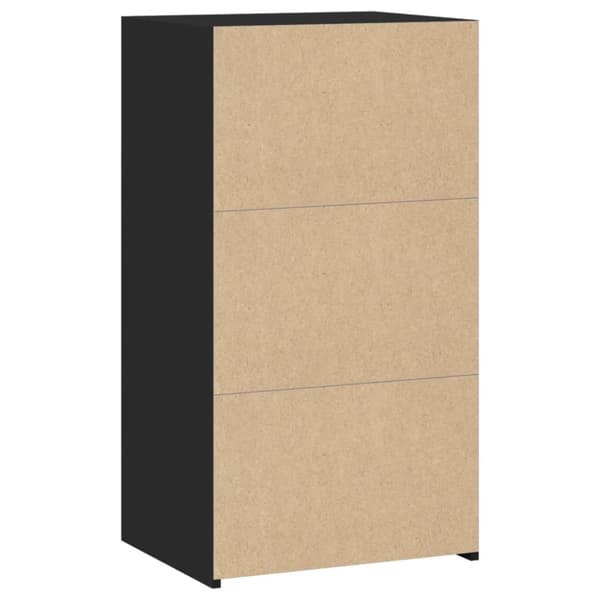 vidaXL reol 50x41x93 cm konstrueret træ sort