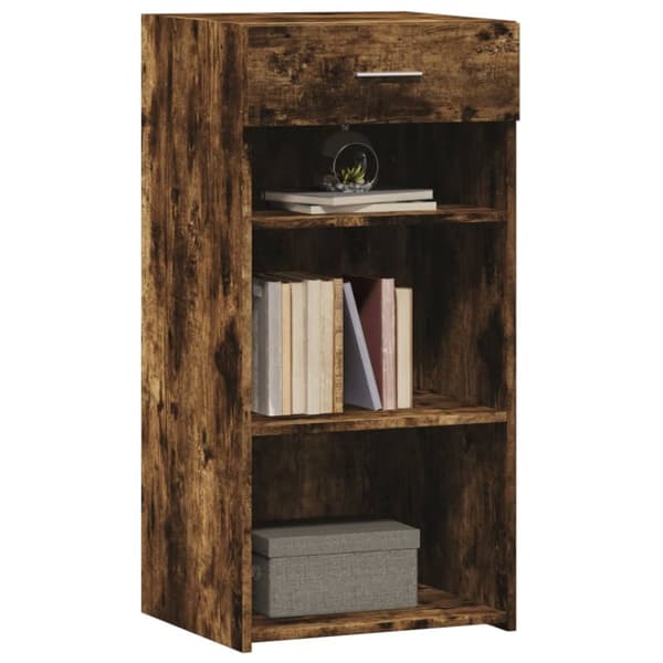 vidaXL skab 45x42,5x93 cm konstrueret træ røget egetræsfarve