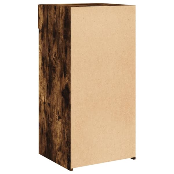 vidaXL skab 45x42,5x93 cm konstrueret træ røget egetræsfarve