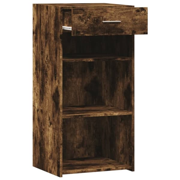vidaXL skab 45x42,5x93 cm konstrueret træ røget egetræsfarve