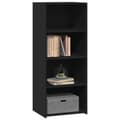 Miniatyrbillede 4 af 11: vidaXL reol 50x41x124 cm konstrueret træ sort