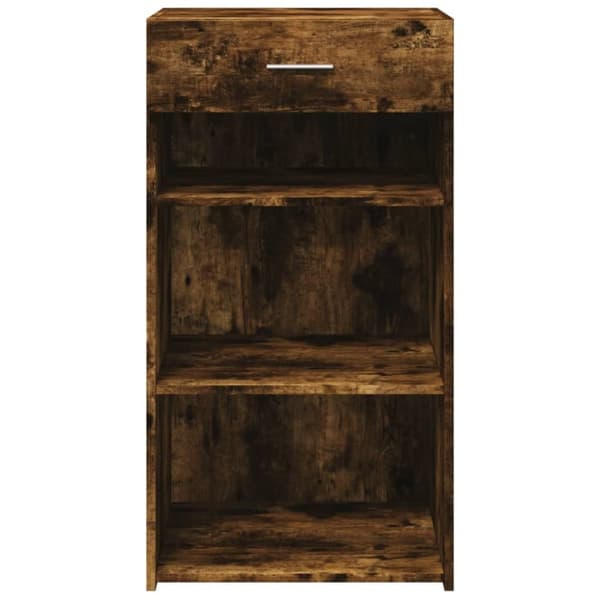 vidaXL Skjenk røkt eik 50x42,5x93 cm konstruert tre