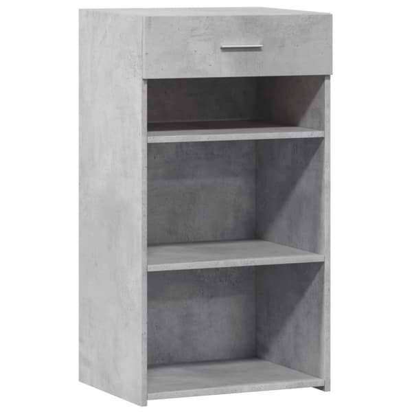 vidaXL Skjenk betonggrå 50x42,5x93 cm konstruert tre