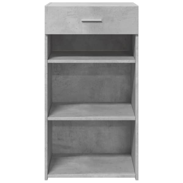 vidaXL Skjenk betonggrå 50x42,5x93 cm konstruert tre