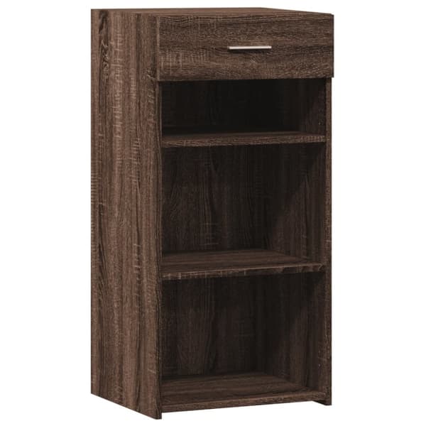 vidaXL Skjenk brun eik 45x42,5x93 cm konstruert tre