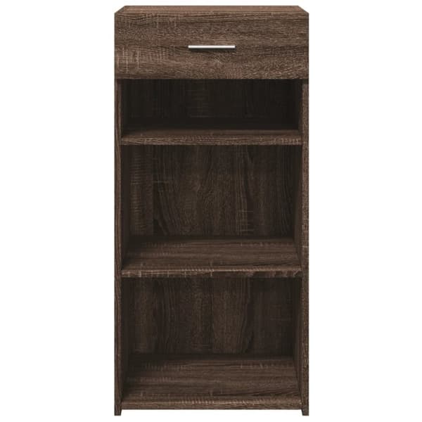 vidaXL Skjenk brun eik 45x42,5x93 cm konstruert tre