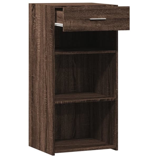 vidaXL Skjenk brun eik 45x42,5x93 cm konstruert tre