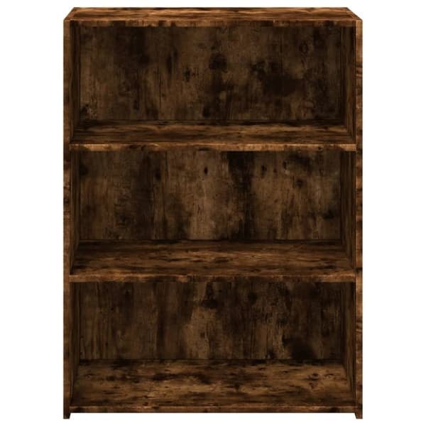 vidaXL Skänk rökfärgad ek 70x41x93 cm konstruerat trä