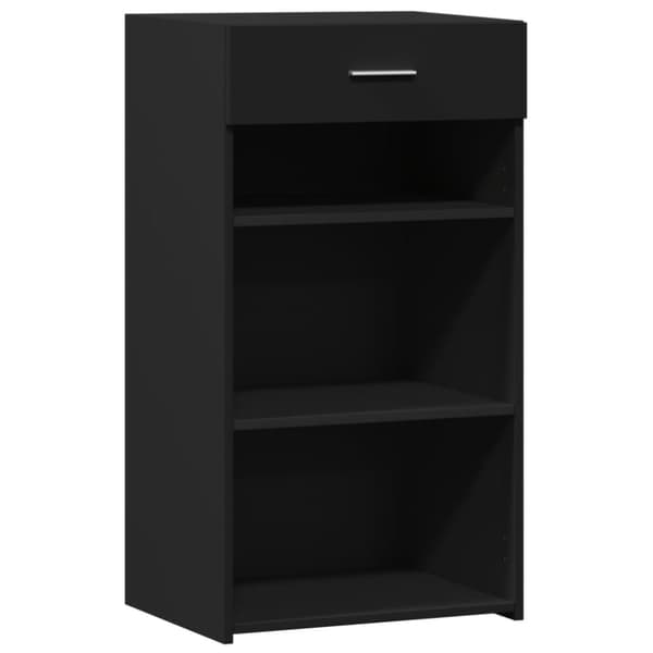 vidaXL Skänk svart 50x42,5x93 cm konstruerat trä