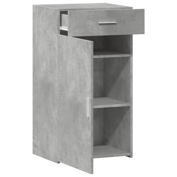 vidaXL Skänk betonggrå 50x42,5x93 cm konstruerat trä