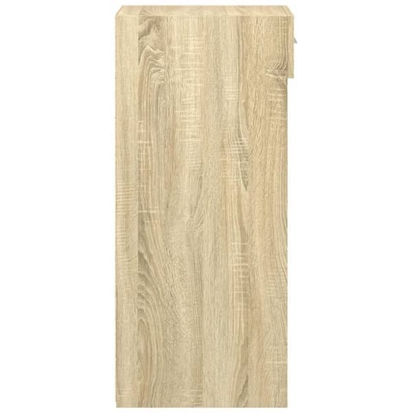 vidaXL Skjenk sonoma eik 40x42,5x93 cm konstruert tre