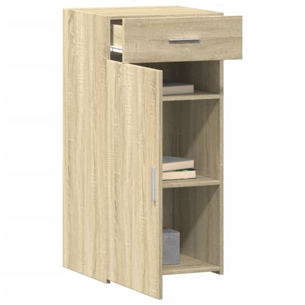 vidaXL Skjenk sonoma eik 45x42,5x93 cm konstruert tre