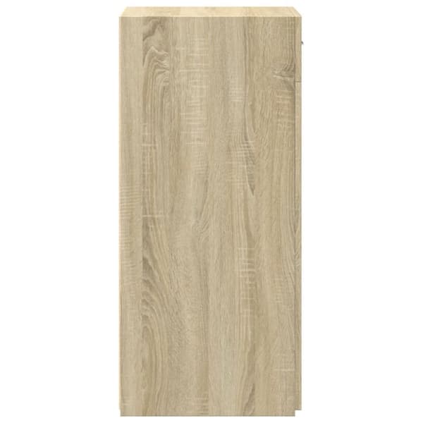 vidaXL Skjenk sonoma eik 45x42,5x93 cm konstruert tre
