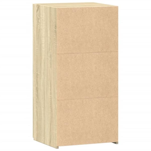 vidaXL Skjenk sonoma eik 45x42,5x93 cm konstruert tre