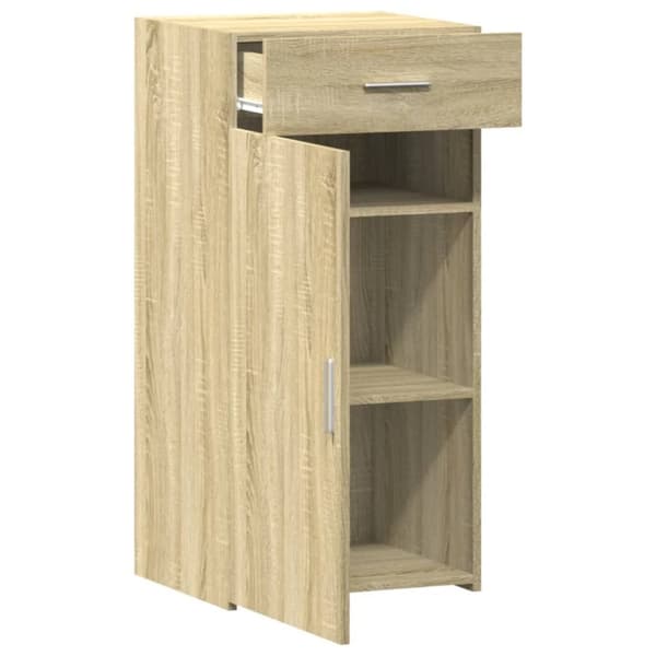vidaXL Skjenk sonoma eik 45x42,5x93 cm konstruert tre