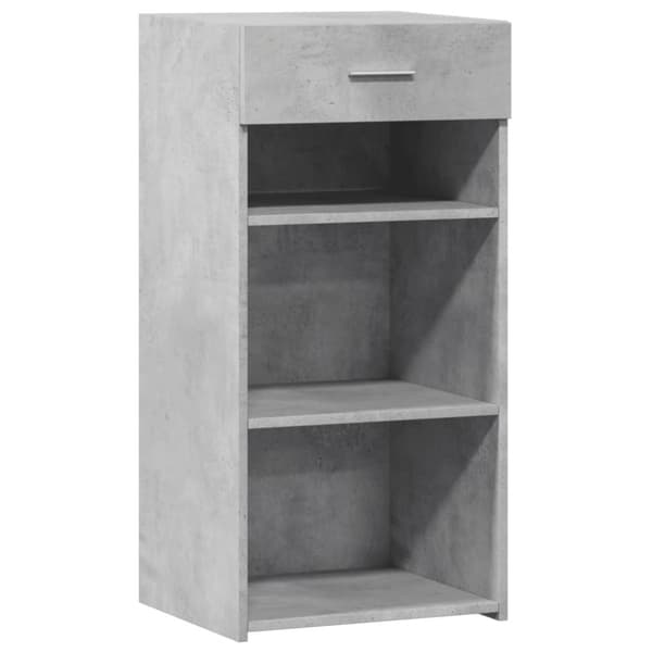 vidaXL Skjenk betonggrå 45x42,5x93 cm konstruert tre