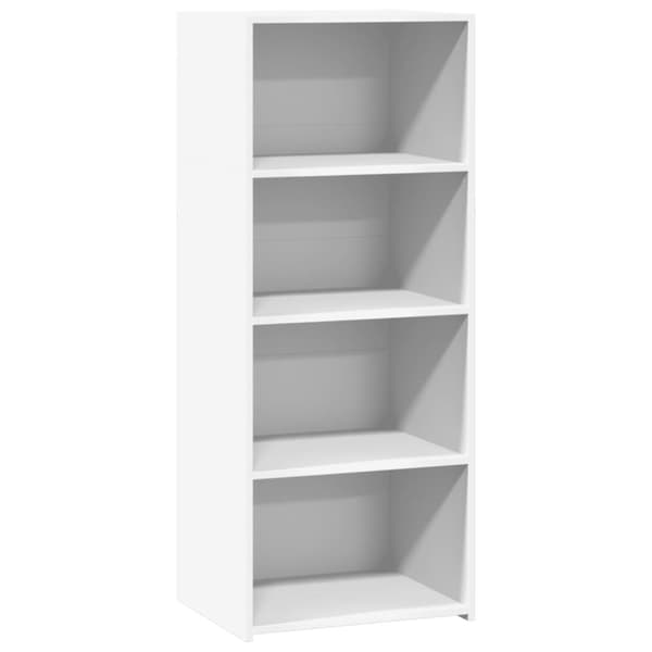 vidaXL Hylle hvit 50x41x124 cm konstruert tre