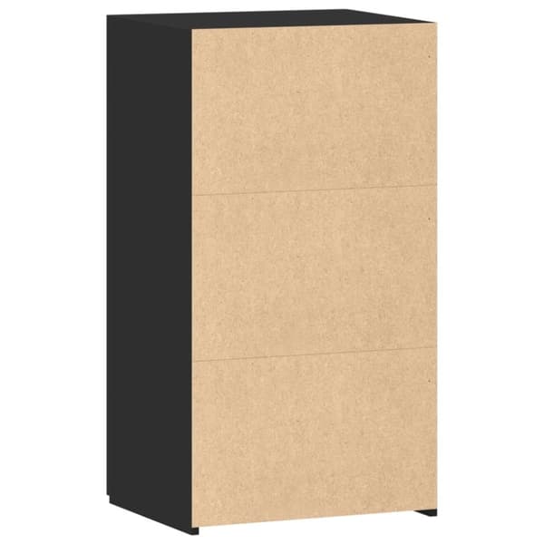 vidaXL Skänk svart 50x42,5x93 cm konstruerat trä