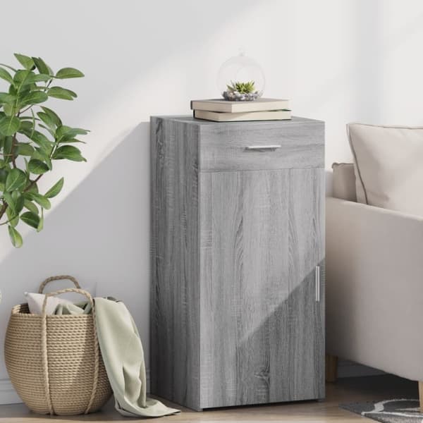 vidaXL Senkki harmaa Sonoma 45x42,5x93 cm tekninen puu