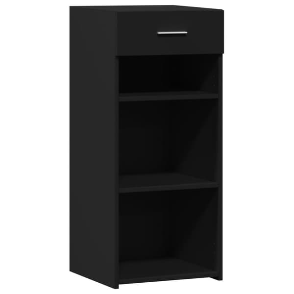 vidaXL skab 40x42,5x93 cm konstrueret træ sort